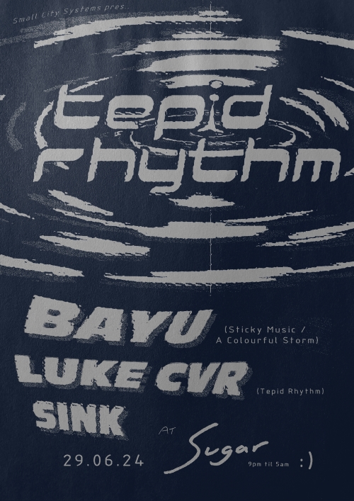 Tepid Rhythm Sugar Poster